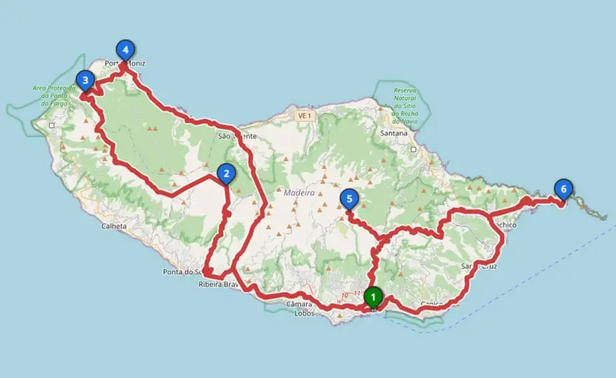 Madeira Highlights - Die perfekte Route für deine Reise