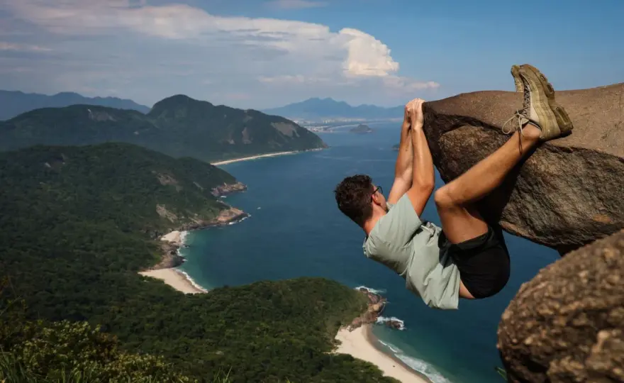Pedra do Telégrafo - Das perfekte Illusionsfoto in Rio machen