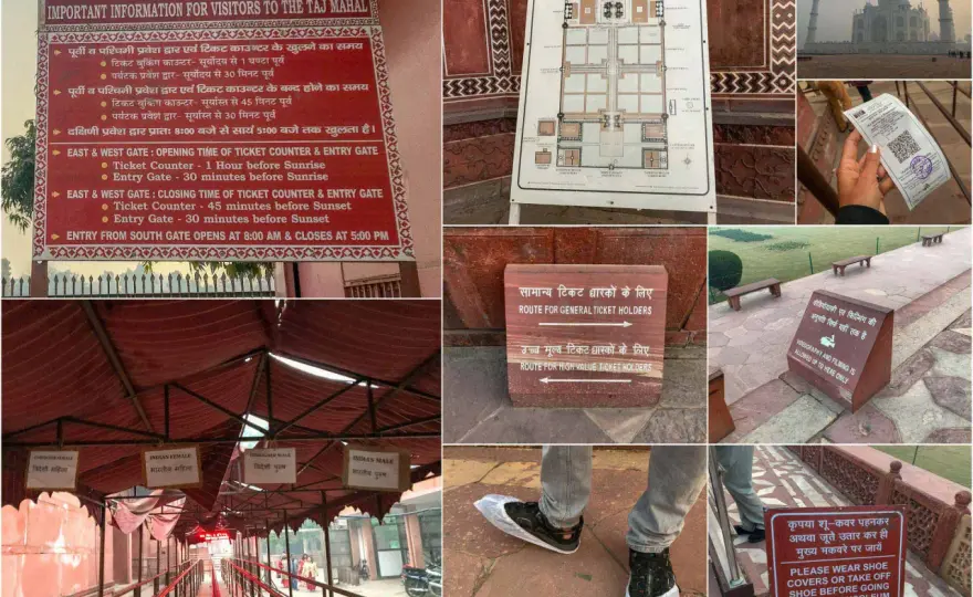 Taj Mahal Besuch planen - Tipps für Öffnungszeiten & Tickets