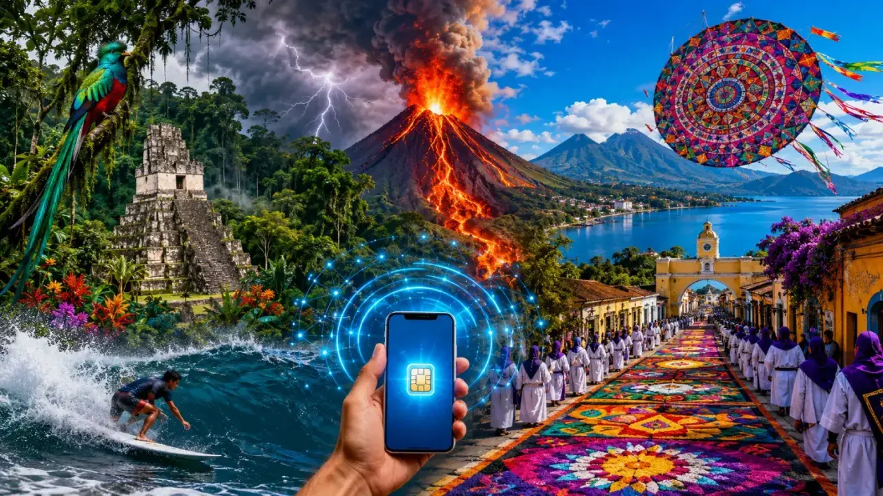 Guatemala: Maya-Ruinen, Vulkane, Surfen, Quetzal, Prozessionen & riesige Drachen. Die beste Reisezeit für dieses Abenteuer? Jetzt!